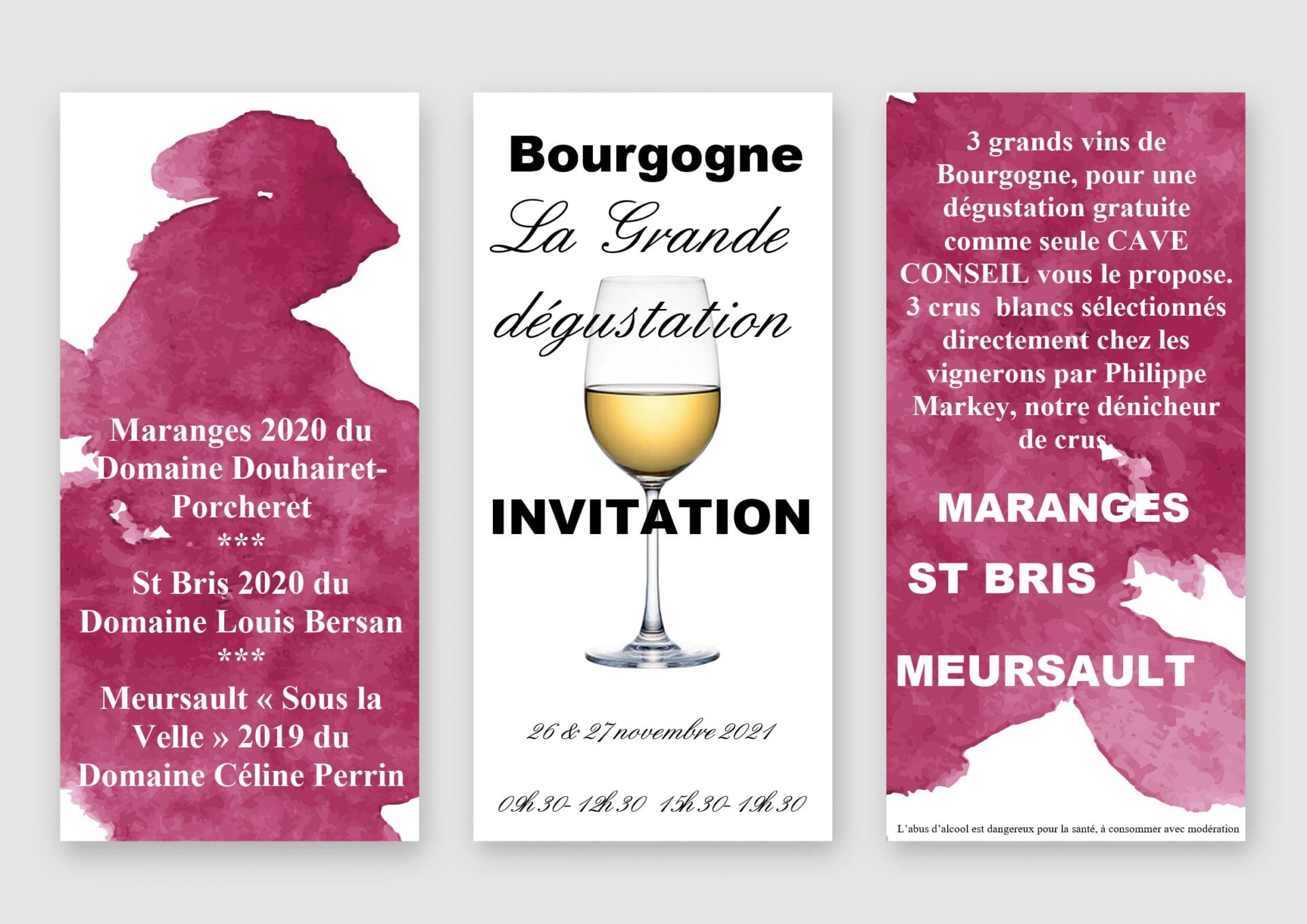La Bourgogne en blanc en dégustation