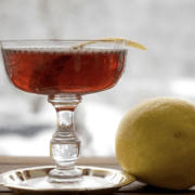 verre de whisky avec citron