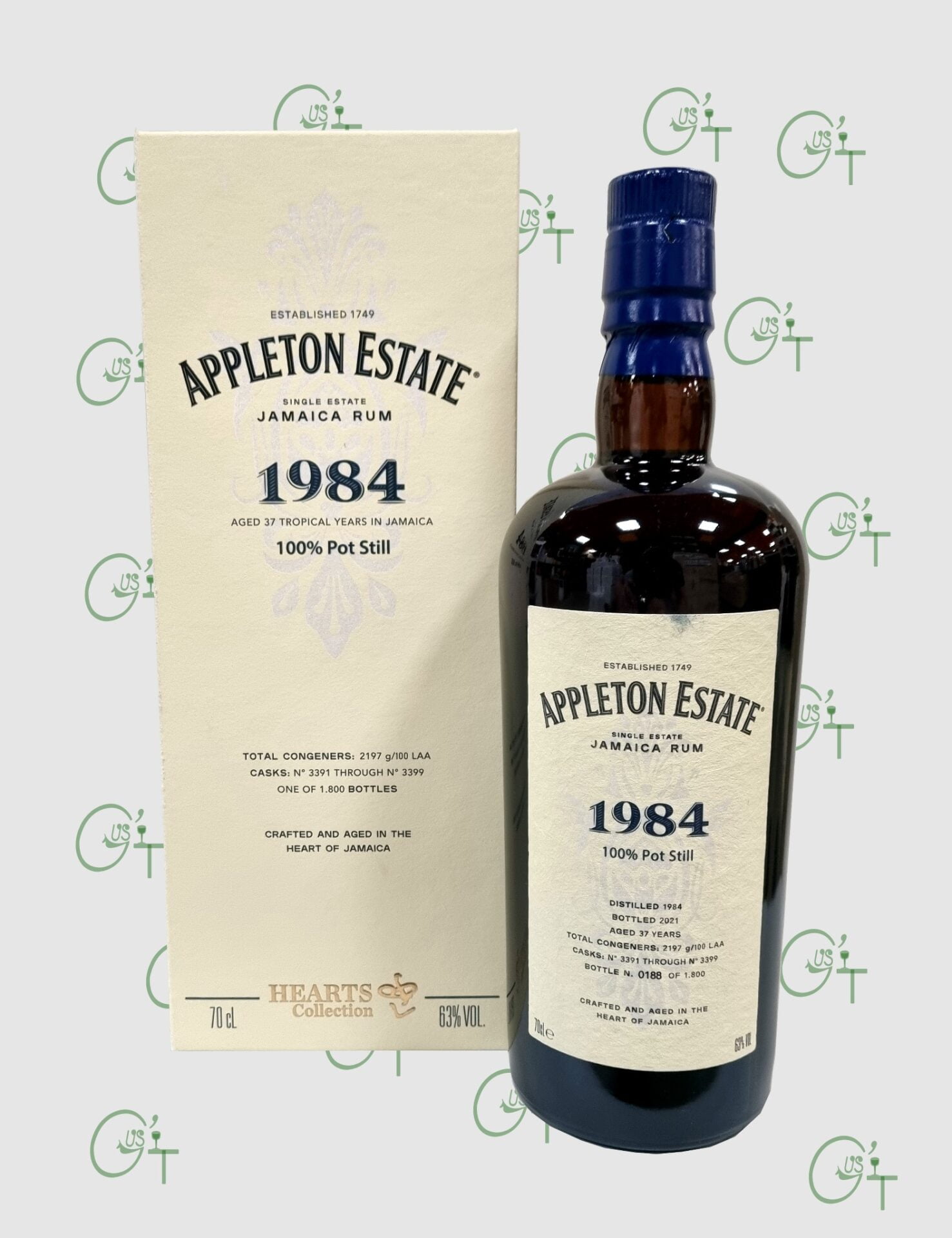 Rhum Appleton Estate 1984, 37 ans, Heart Collection - Cave Conseil
