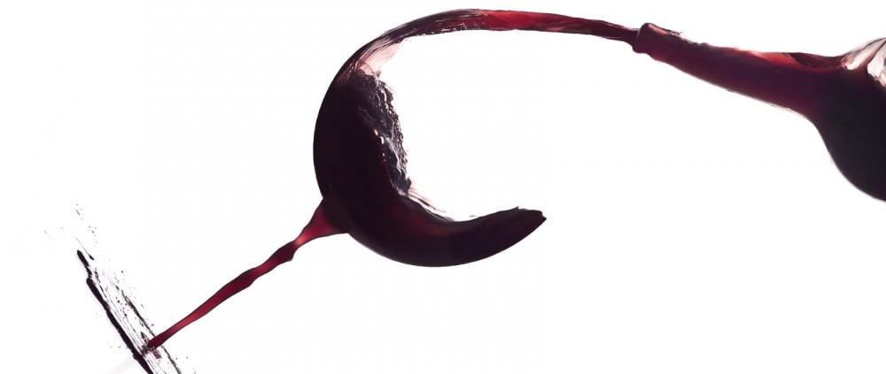 Coupe de vin stylisée