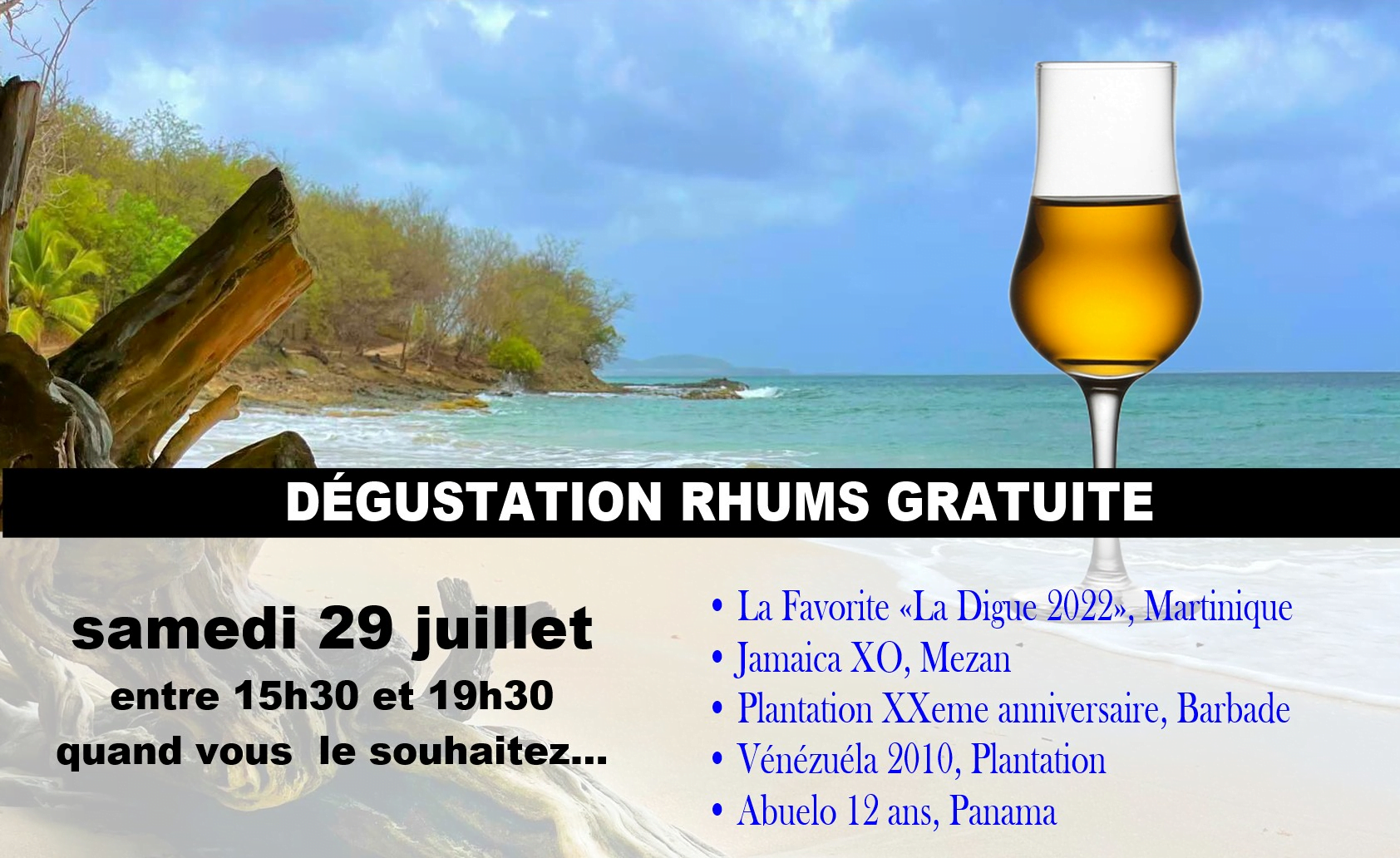 Les Rhums à Digne les Bains en dégustation gratuite