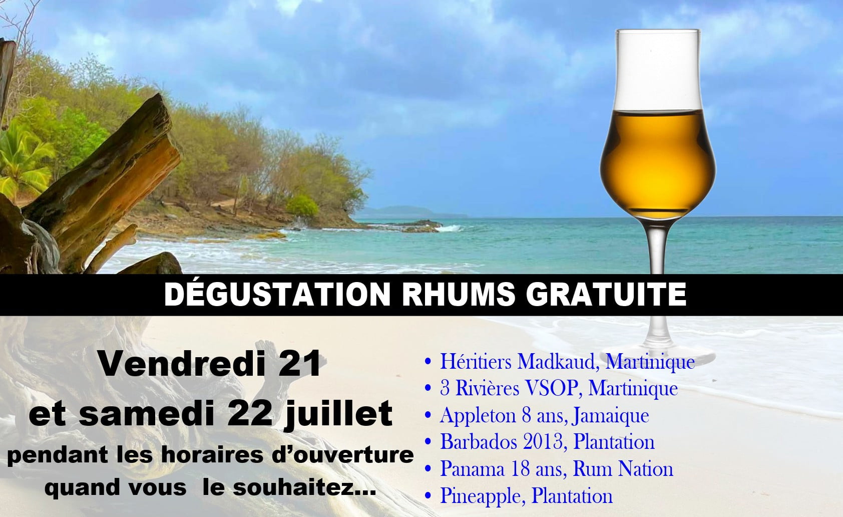 Les Rhums à Manosque en dégustation gratuite