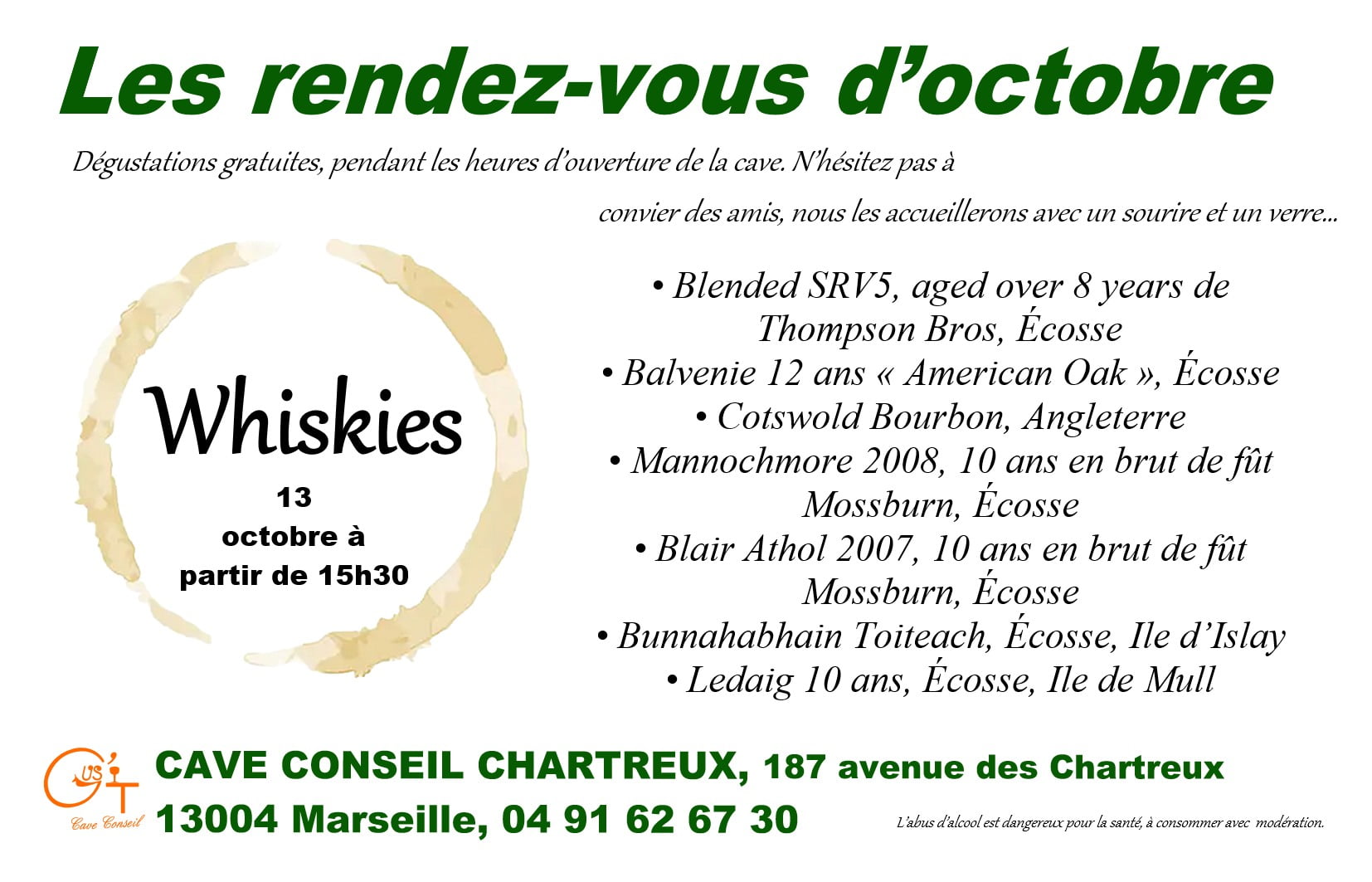 Les Whiskies avec Cynthia