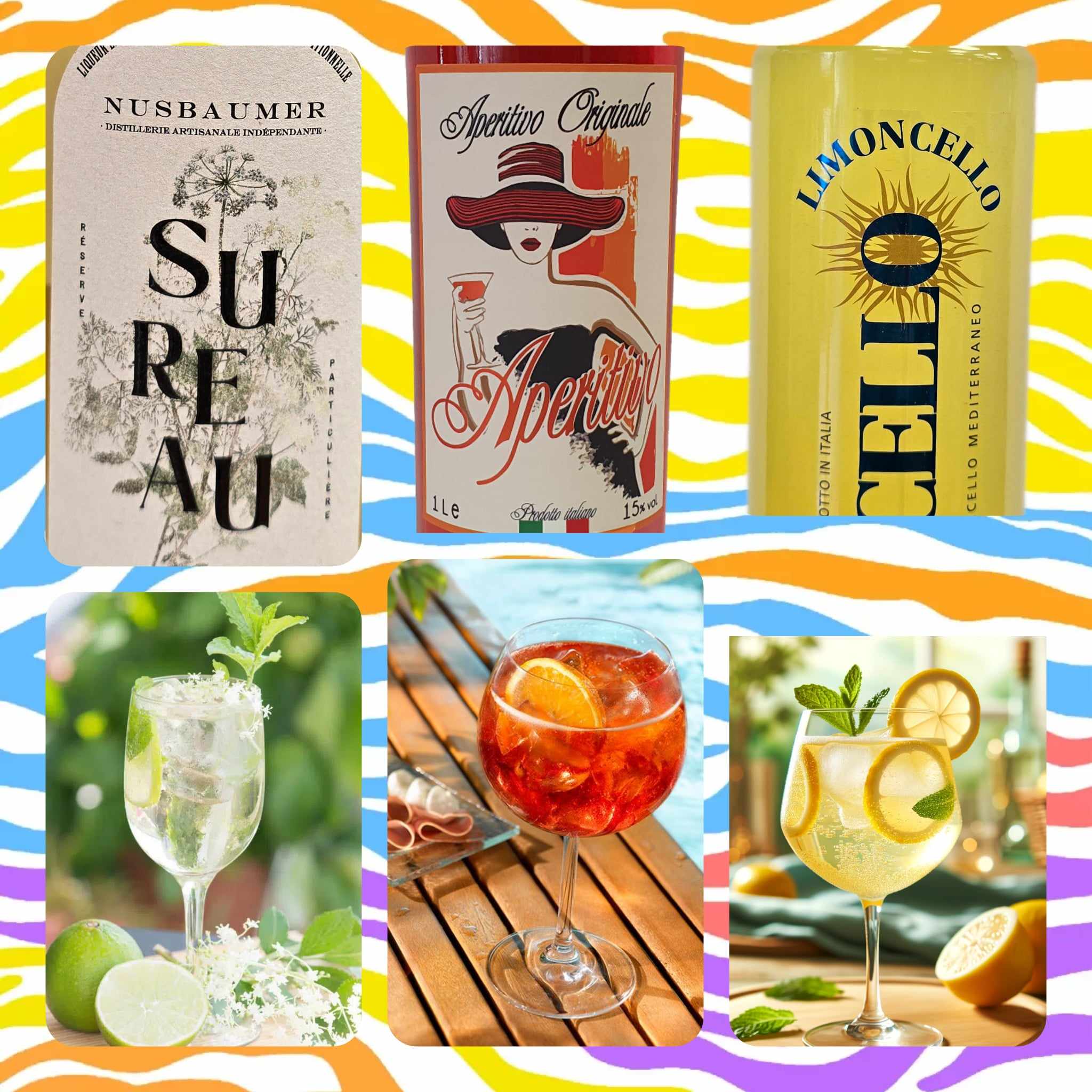 3 saveurs de Spritz