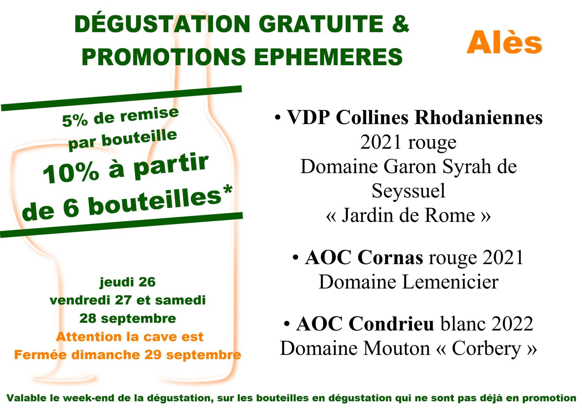 La Vallée du Rhône Septentrionale, dégustation = promotion