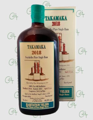 Takamaka 3 ans - Habitation Velier 2018 - 60.8%