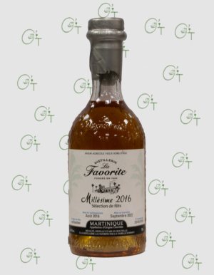 Rhum La Favorite - Millésime 2016 - 6 ans - 46% - 70cl