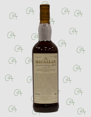 Whisky Macallan 25 ans - Anniversary Malt - 1968-1994 - 43% - 70cl