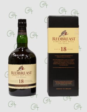 Whisky Redbreast 18 ans - Single Pot Still - 70cl - 46°