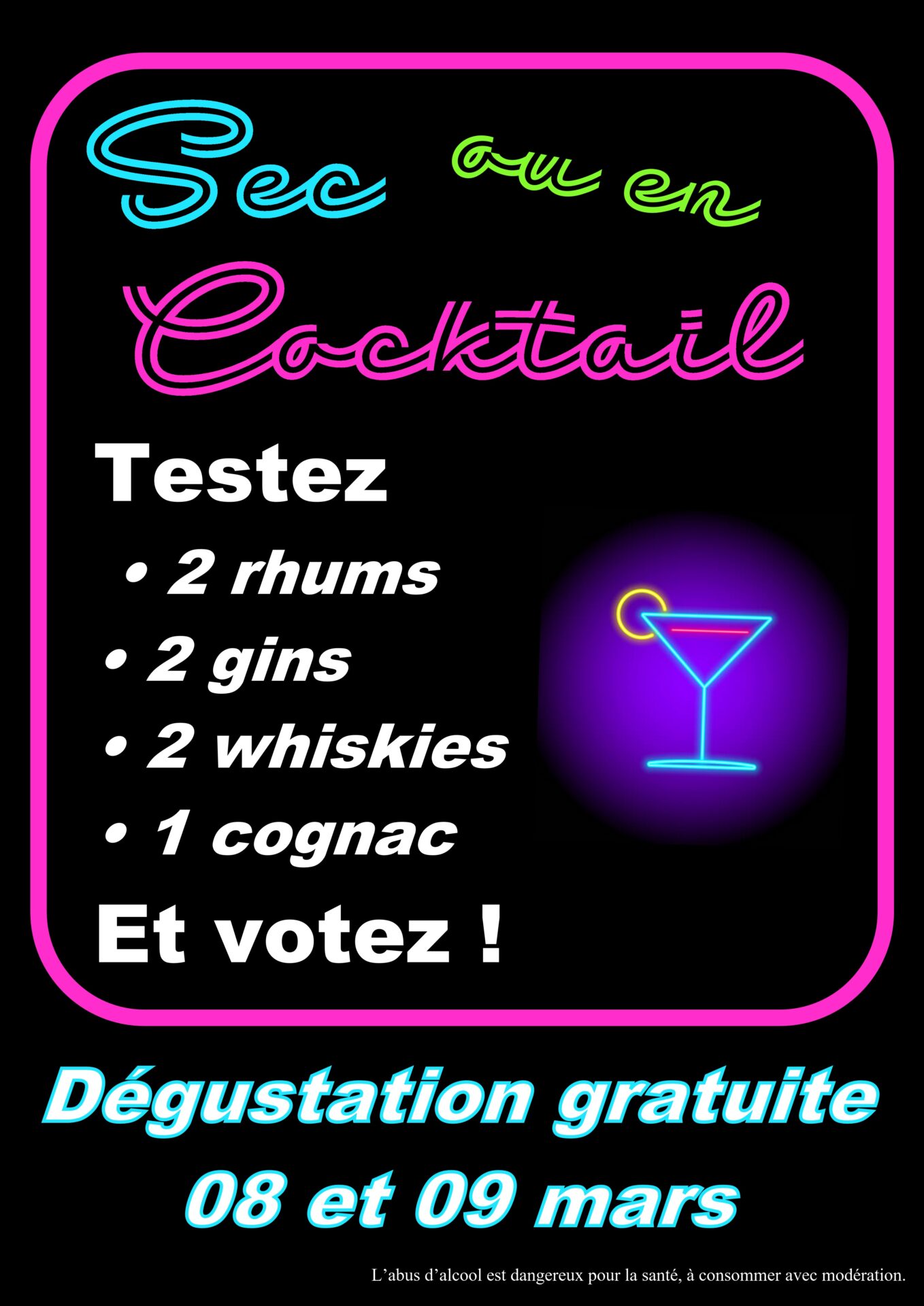 Sec ou en Cocktail ?