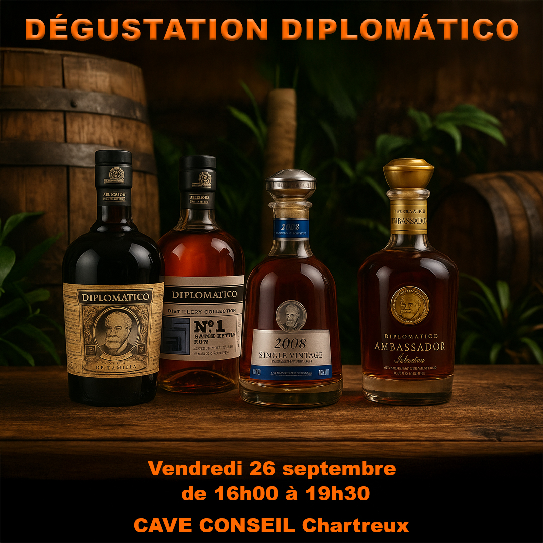 Le Vénézuéla avec les ron Diplomatico
