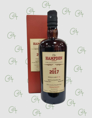 Rhum Hampden 2017, 8 ans, Rare Cask Series ♢H – Single Cask #44 – 62%