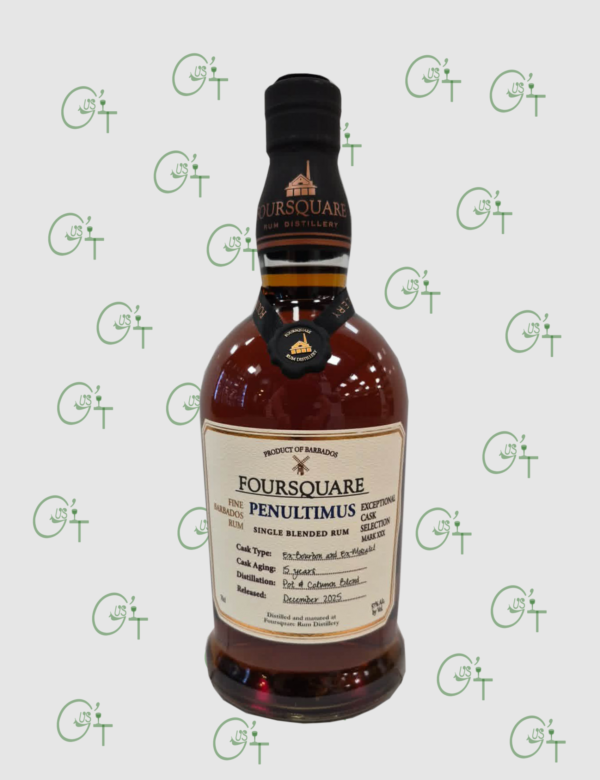 Bouteille de rhum Foursquare Penultimus 15 ans, Exceptional Cask Selection Mark XXX, Barbade