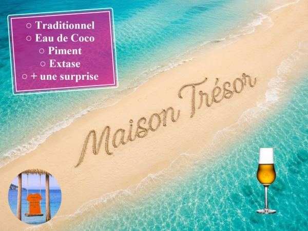 Crème de rhum de Guadeloupe par Thierry et Julie Trésor.