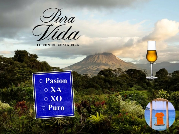 Les rhums du Costa Rica en dégustation.