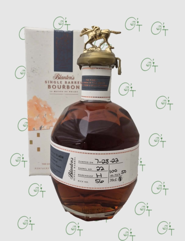 Blanton’s Single Barrel #22 Antipodes France Edition Warehouse H Rick 56 disponible chez CAVE CONSEIL