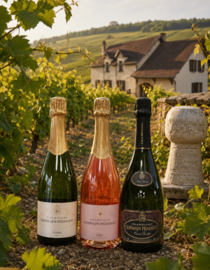 Champagne Germain Pidansat dans les vignes de Champagne à Avirey-Lingey