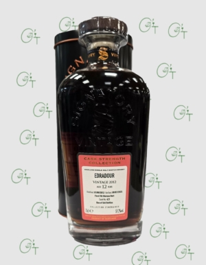 Whisky Edradour 12 ans 2012 Signatory Vintage First Fill Oloroso 59,2%