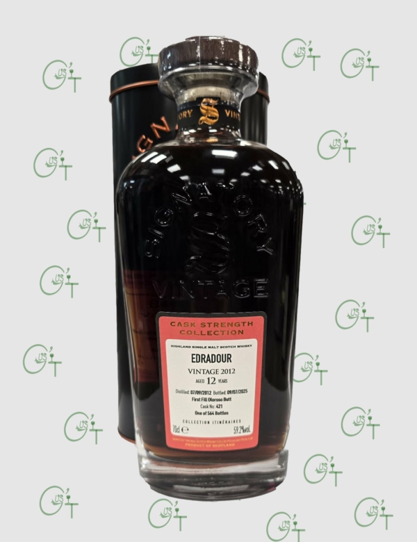 Whisky Edradour 12 ans 2012 Signatory Vintage First Fill Oloroso 59,2%