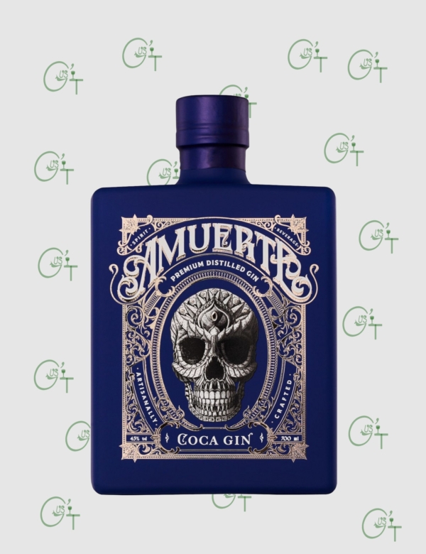 AMUERTE Blue gin à la feuille de coca et à la figue bleue