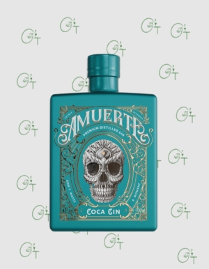 AMUERTE Green gin à la feuille de coca et à la curuba