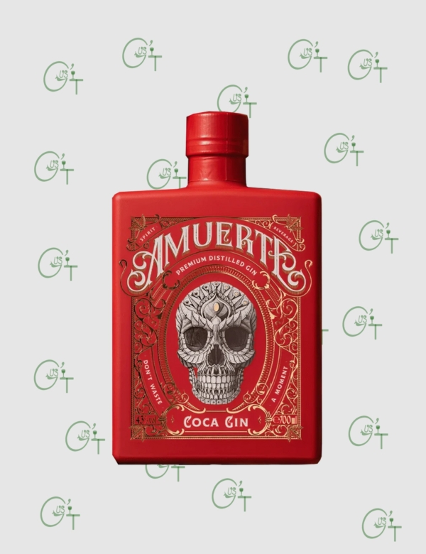 AMUERTE Red gin à la feuille de coca et à la pineberry