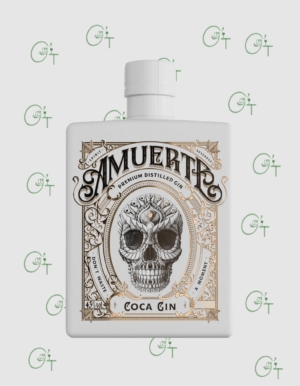AMUERTE White gin à la feuille de coca et au citron caviar
