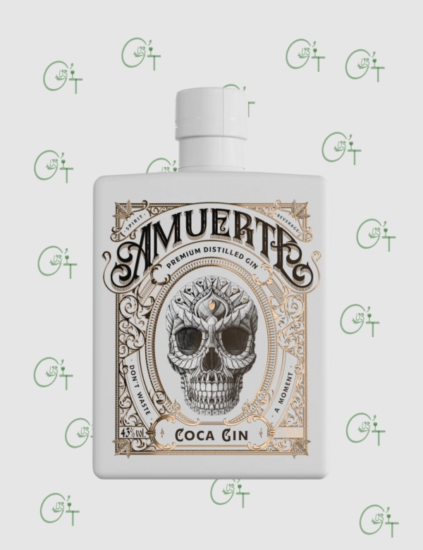 AMUERTE White gin à la feuille de coca et au citron caviar