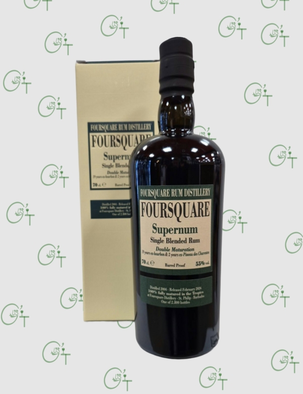 Rhum Foursquare Supernum 2004 21 ans Velier, 55 %