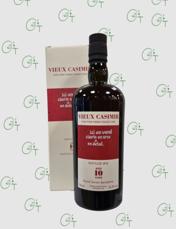 Clairin Vieux Casimir 10 ans 2016 Ex-Caroni, 55,9 %