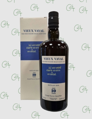 Clairin Vieux Vaval 10 ans 2016 Ex-Caroni, 54,6 %