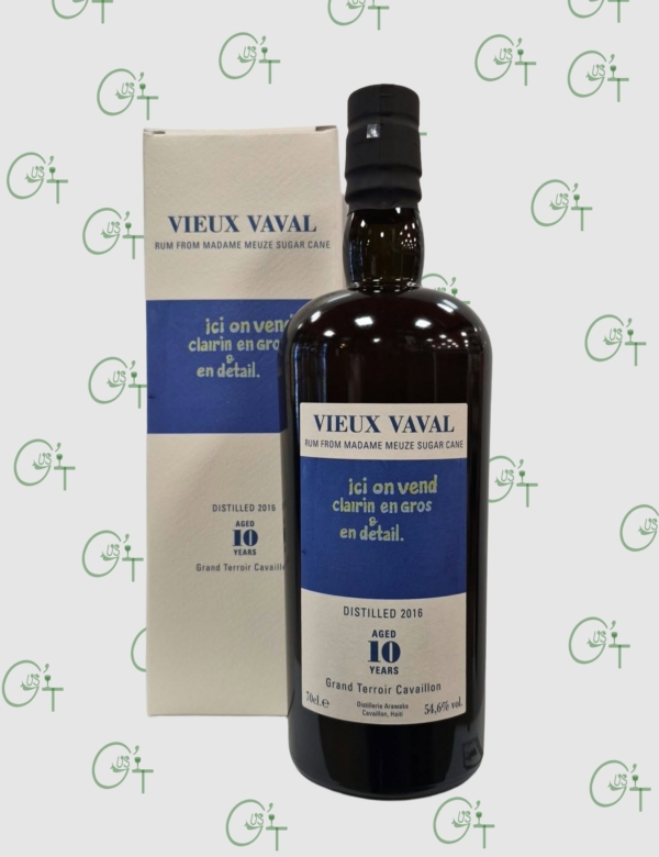 Clairin Vieux Vaval 10 ans 2016 Ex-Caroni, 54,6 %