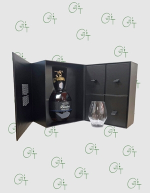 Bourbon Blanton’s Single Barrel #353, Warehouse H – coffret 4 verres Riedel – 55%
