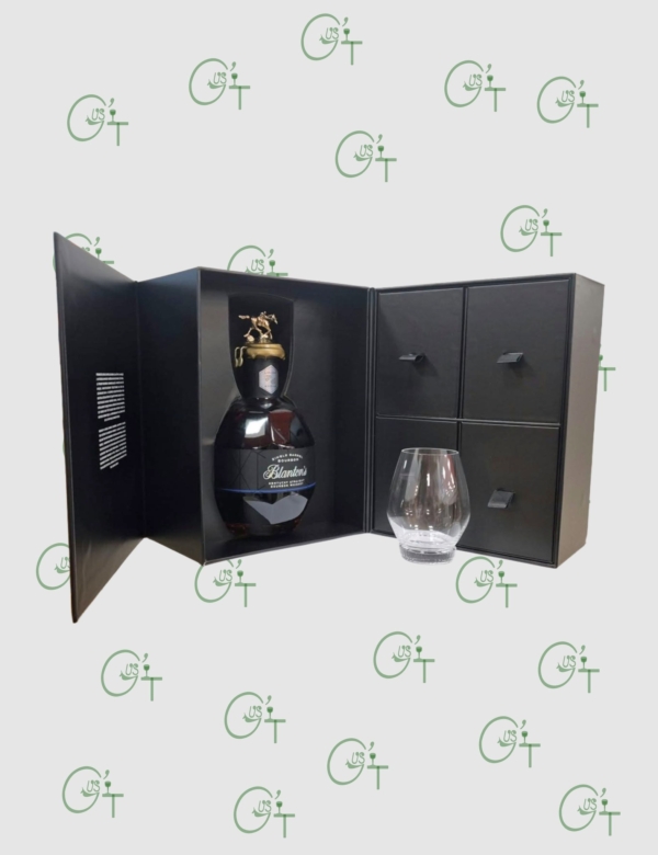 Bourbon Blanton’s Single Barrel #353, Warehouse H – coffret 4 verres Riedel – 55%